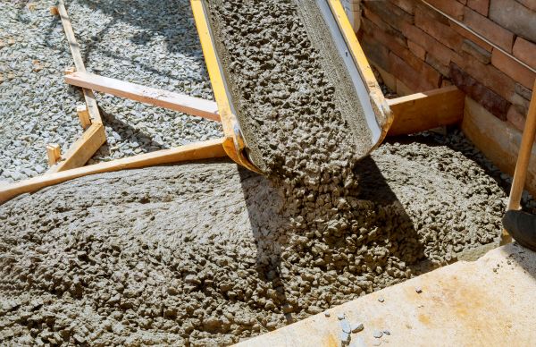 Cement Walkway Pouring